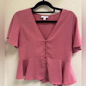 Top shop button up top